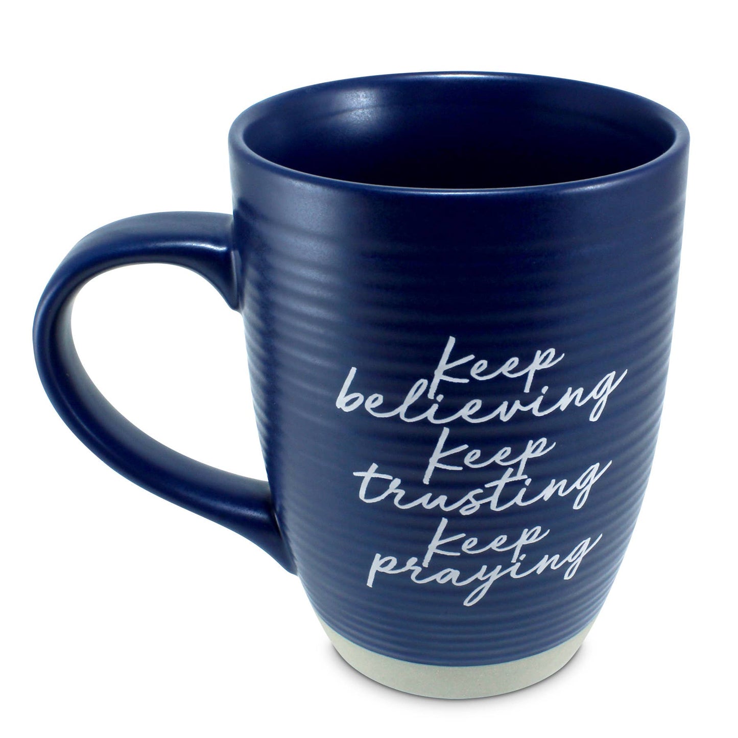 LCP Coffee Mug Keep Believing Trusting Blue