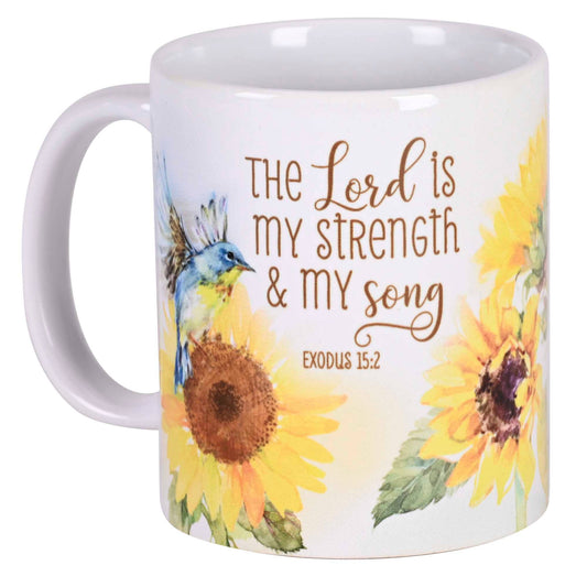 Mug Birds The Lord Is My Strength 11 Oz