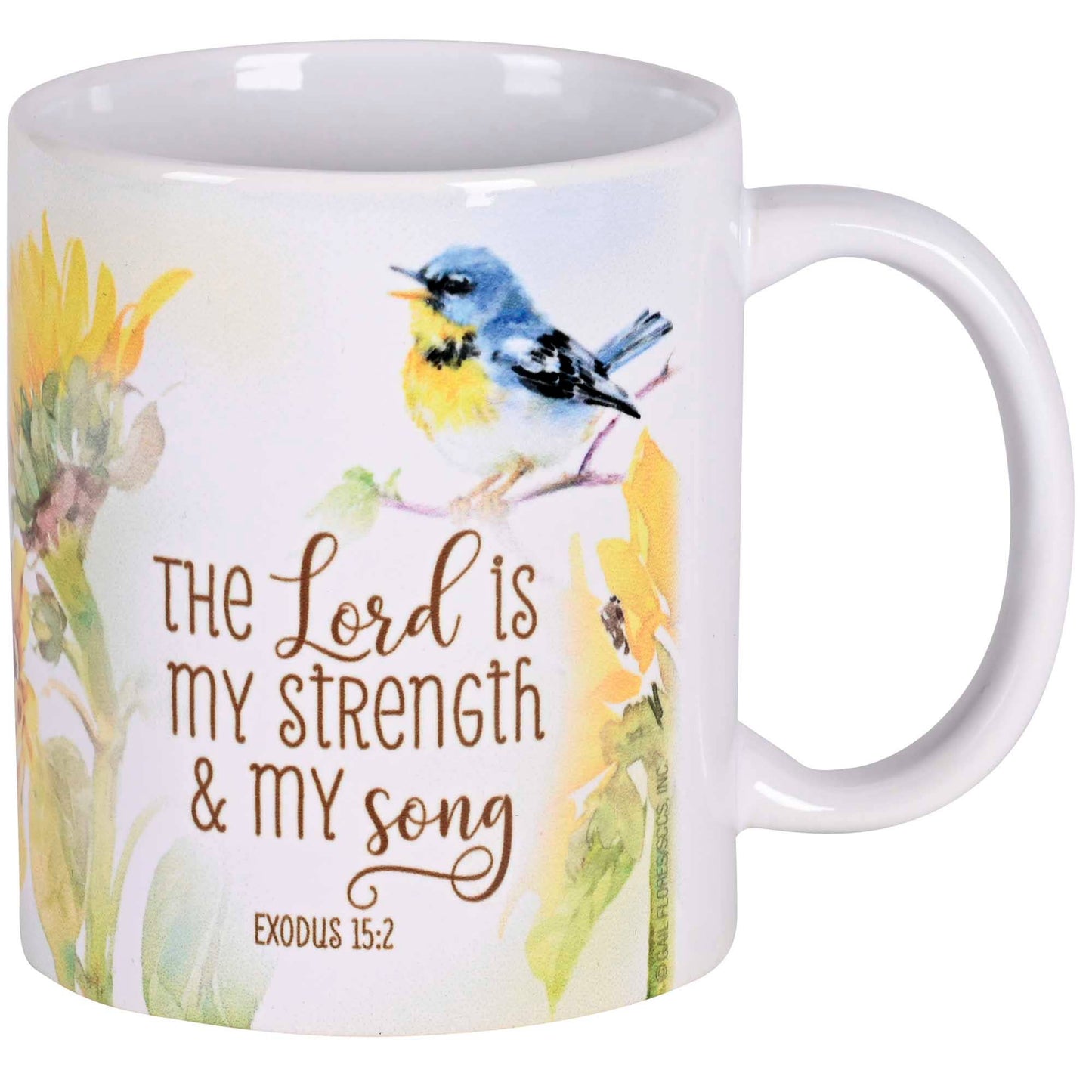 Mug Birds The Lord Is My Strength 11 Oz