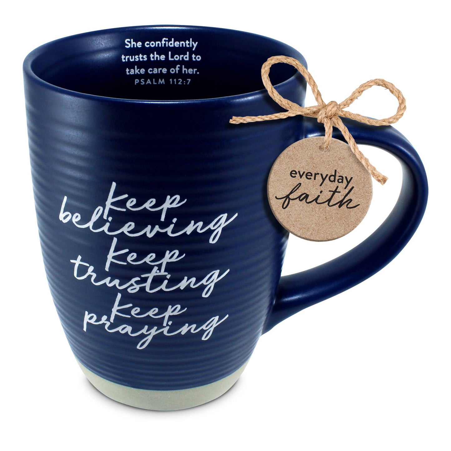 LCP Coffee Mug Keep Believing Trusting Blue